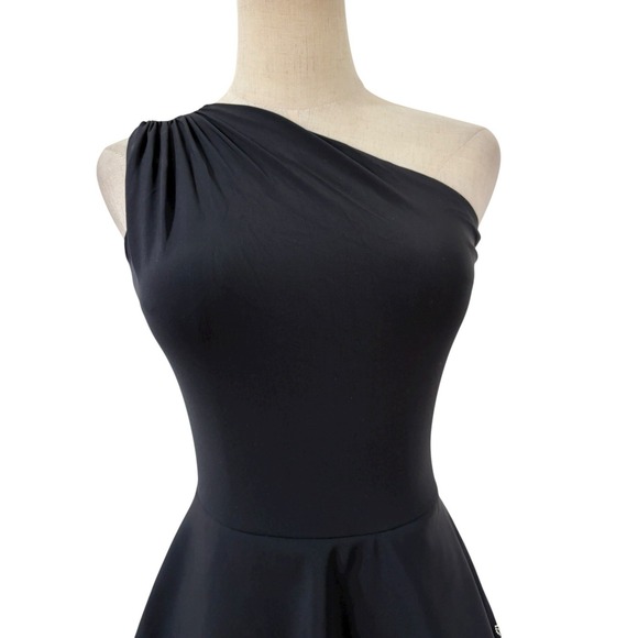 Chairs Boni Dress Black Cocktail Peplum Italy LBD Glam - Picture 7 of 9